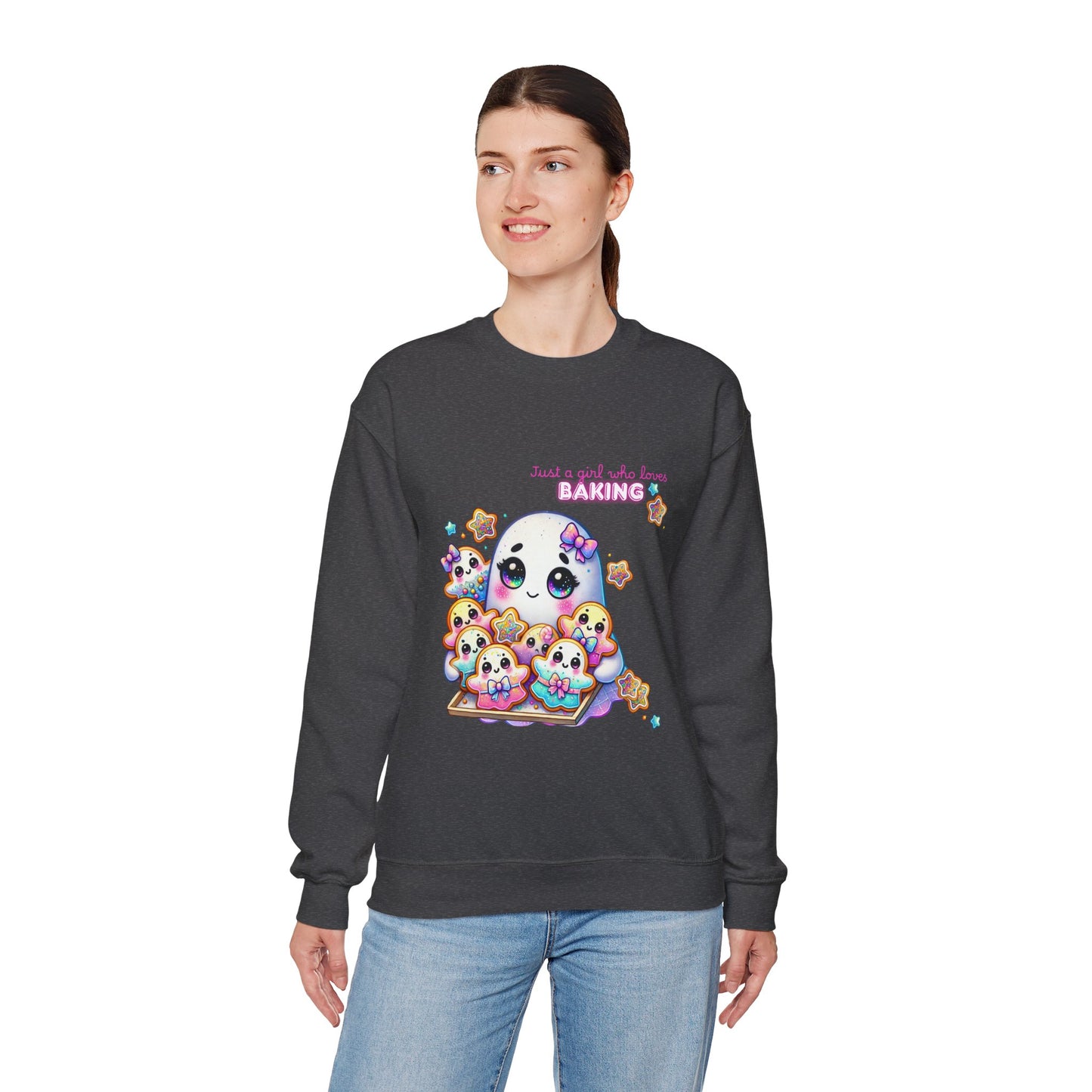 Cute halloween ghost baking cookies - Sweatshirt