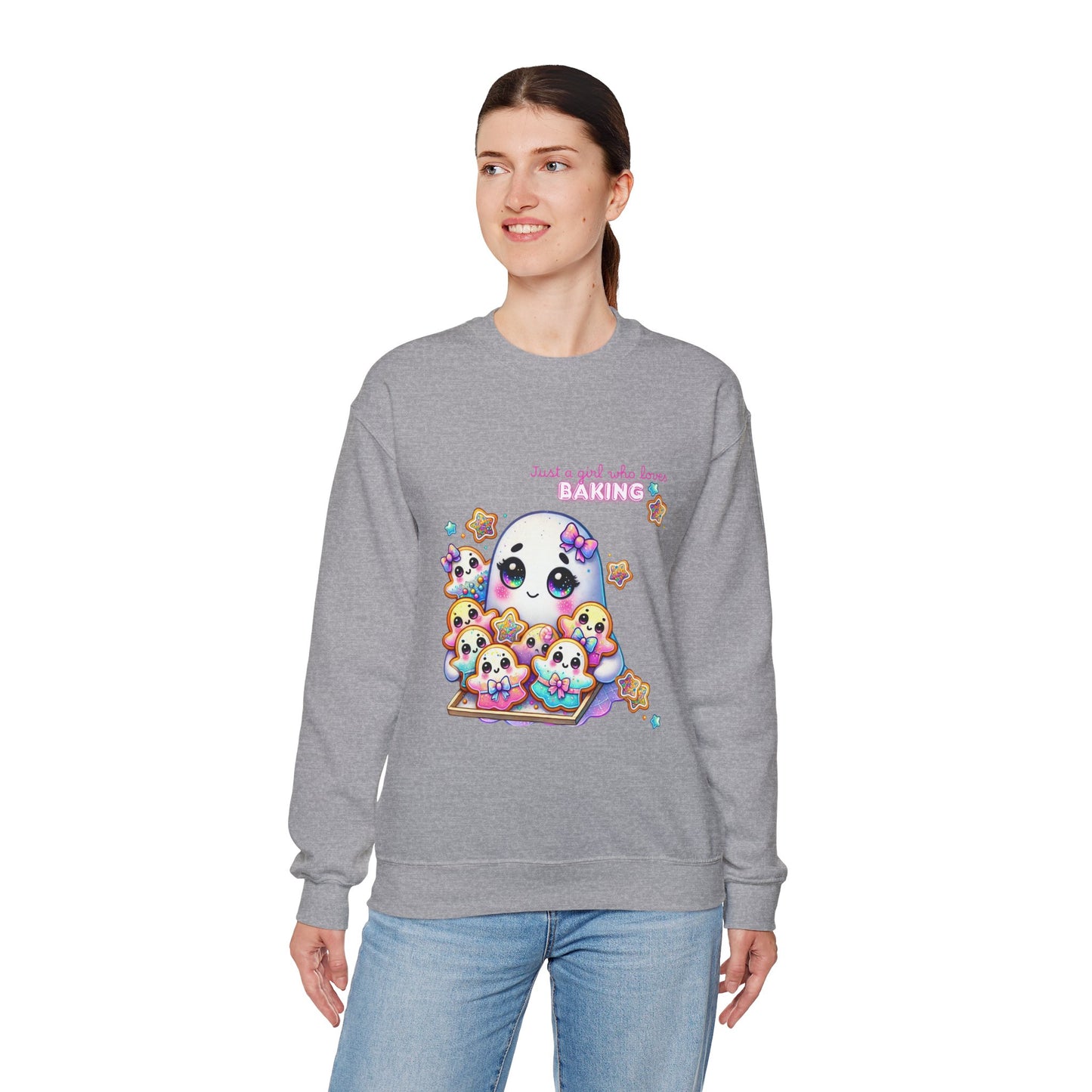 Cute halloween ghost baking cookies - Sweatshirt