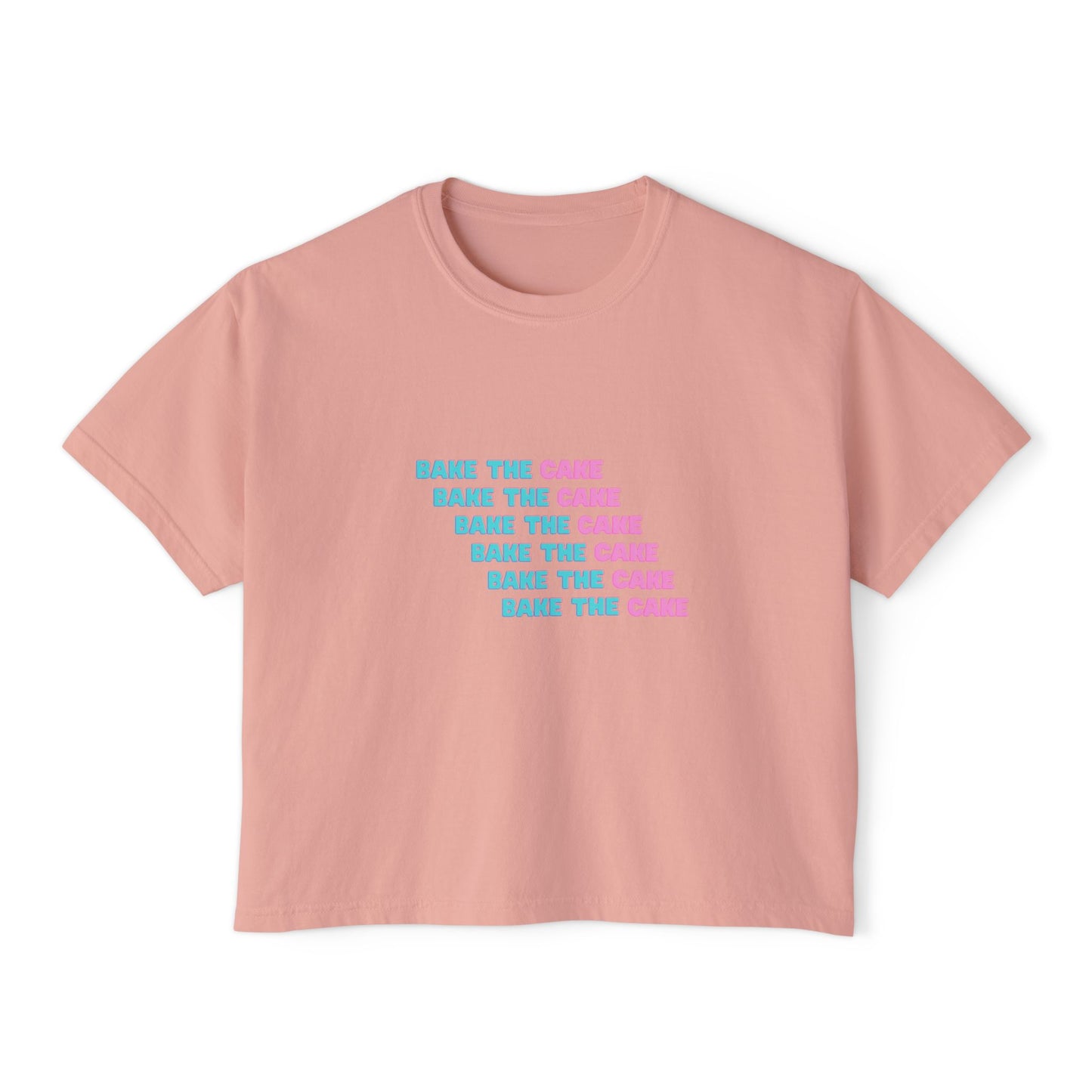 Cute Boxy Tee - Bake the Cake