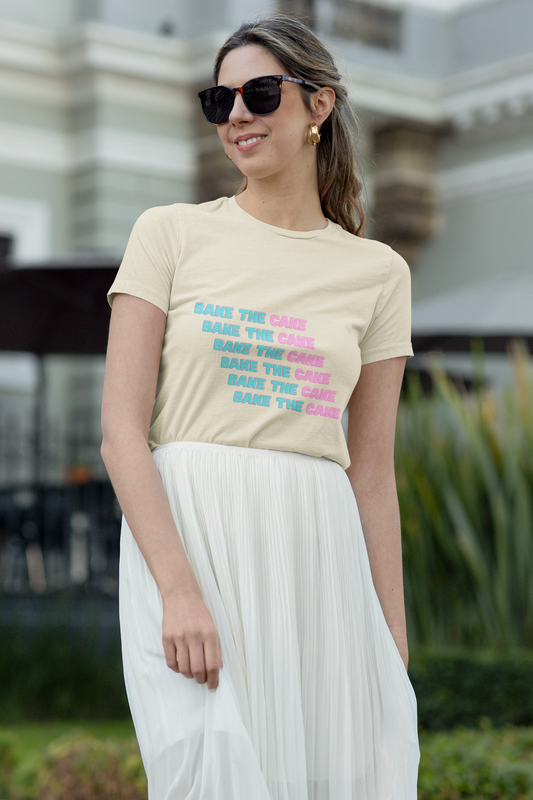 Cute Boxy Tee - Bake the Cake